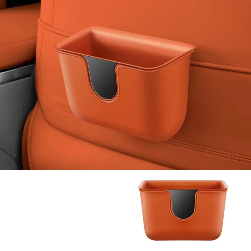 

Hanging Car Trash Can Space Saving Universal Car Backseat Storage Box Portable Waterproof Vehicle Garbage Bin Sundries