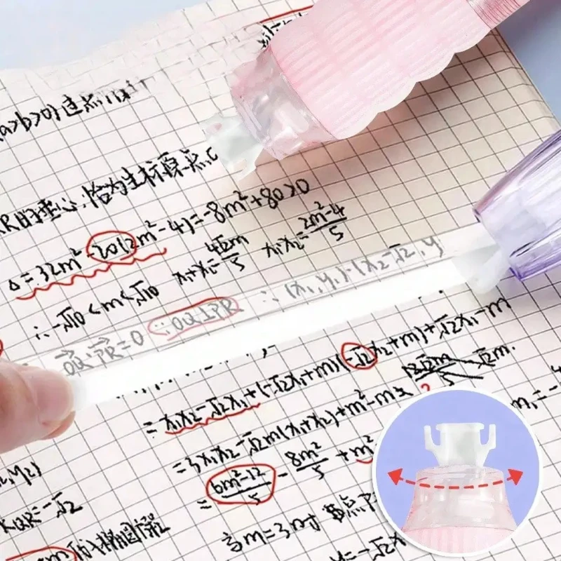 1 قطعة 360 °   قلم جل دوار عالي اللزوجة بسعة قابلة لإعادة الملء، نمط لاصق مزدوج الجوانب لطلاب العودة إلى المدرسة #3