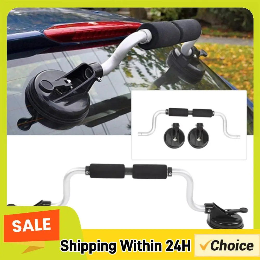 

Крепление для каяков и каноэ на крышу автомобиля с присосками, усиленное, с роликовым механизмом, для крепления на крышу автомобиля - черное