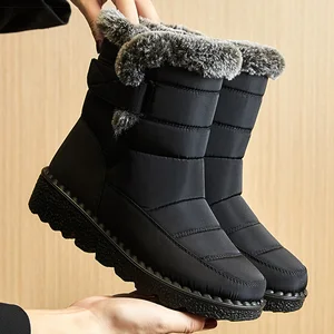 Frauenstiefel 2024 Trend Winterschuhe für Frauen Winter Bots Low Salto Low Stiefel Mujer Schneestief 10 Hauptverkaufs -Bota -Ästhetik - №9