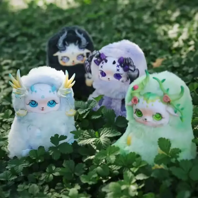 

Genuine Blind Box Mobo Star Twelve Constellations Series Mystery Box Girl Desktop Collection Soft Plush Vinyl DollSurprise Gift