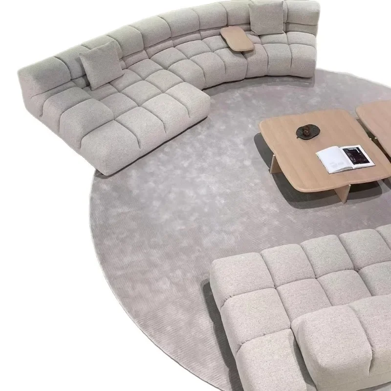 클래식, 다양한 스타일, 퍼프 소파, 크림 윈드, 면과 린넨, 패브릭