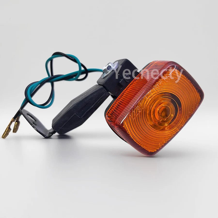 Yecnecty 1 Pair ABS Motorcycle Turn Signal Indicator Light Front Rear Flasher For Yamaha KLX250 XR250 TTR250 Deer 225 XT225