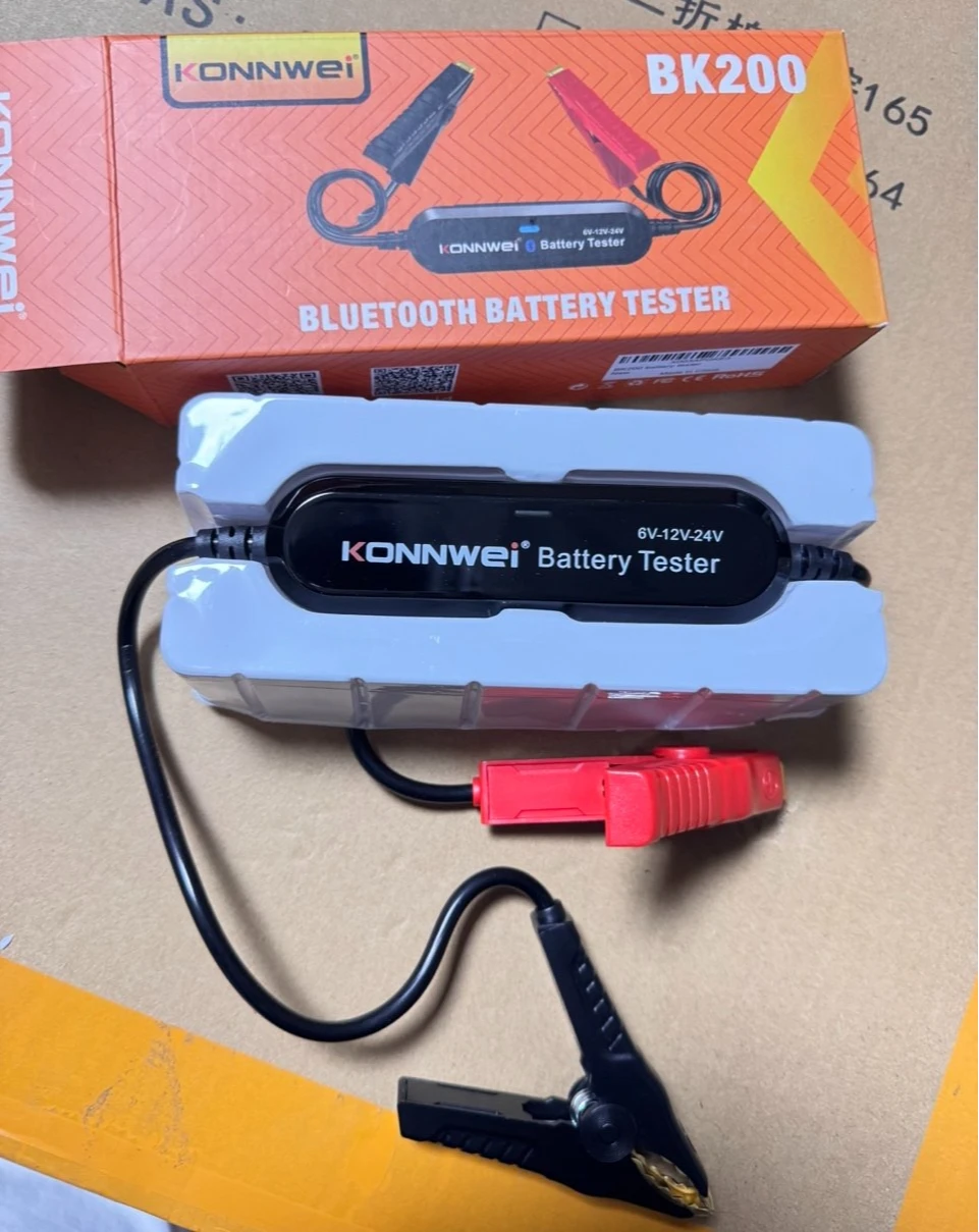 

BK200 Bluetooth Battery Analyzer, 6V/12V/24V 2000CCA, Car Motorcycle Truck Cranking Charging Battery Tester