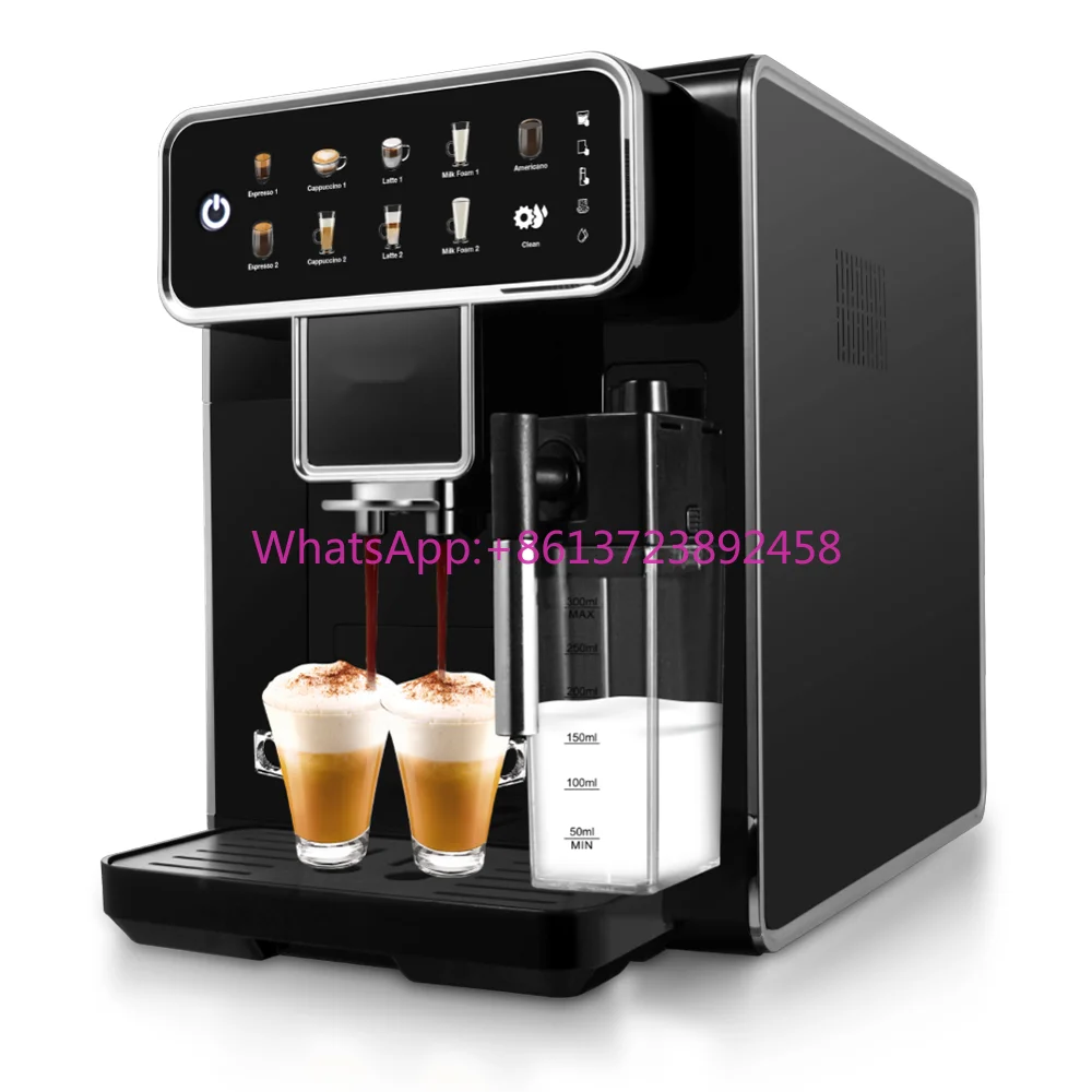 

Fully Professional Italian Home Use Bean to Cup Fully Automatic Espresso Coffee Maker Machine for Wholesale