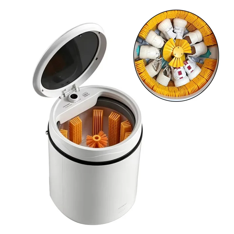 Small Automatic Shoe Washing Machine Singles Love Sports People 2in1 Washing Elution Home Compact Brushing Machine For Shoe Sock