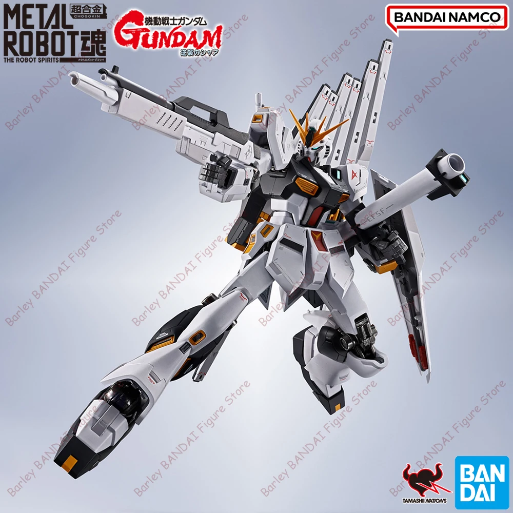 In Stock BANDAI METAL ROBOT SPIRITS Mobile Suit Gundam: Char's Counterattack v GUNDAM Anime Action Collection Model Toys Gifts
