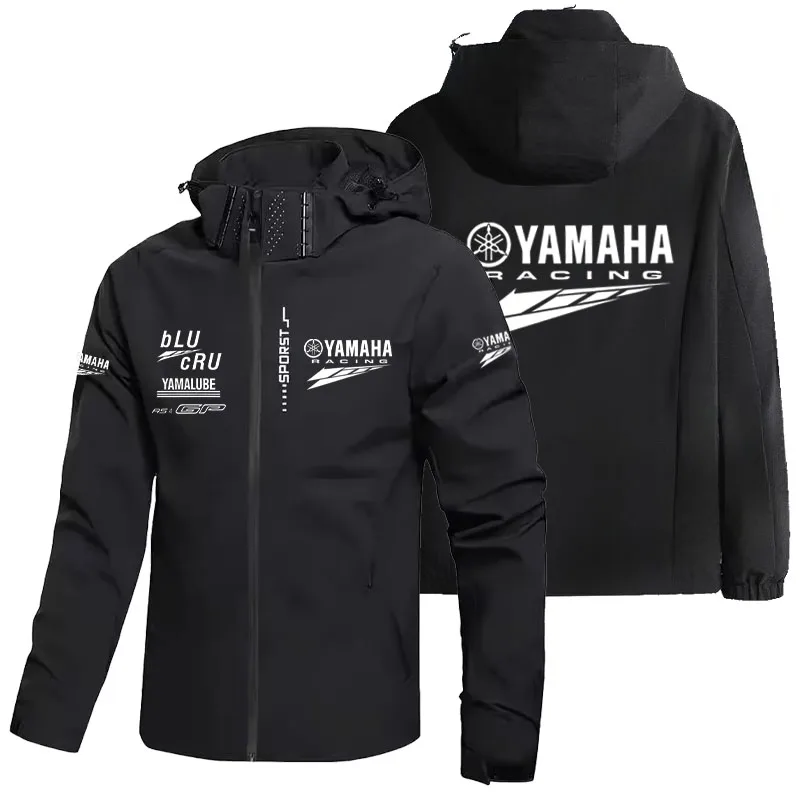 Yamaha 2026 Racing Motorcycle Jacket Men Women Spring Autumn Outdoor Leisure Windproof Waterproof 3-in-1 Coat Detachable Hood