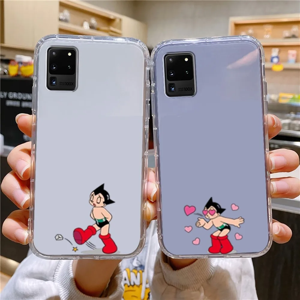 A-Astro B-Boy Cartoon Phone Case For Samsung Galaxy A52 A12 A51 S21 Edge S22ULTRA S23 S20LITE Plus Ultra Transparent Cover