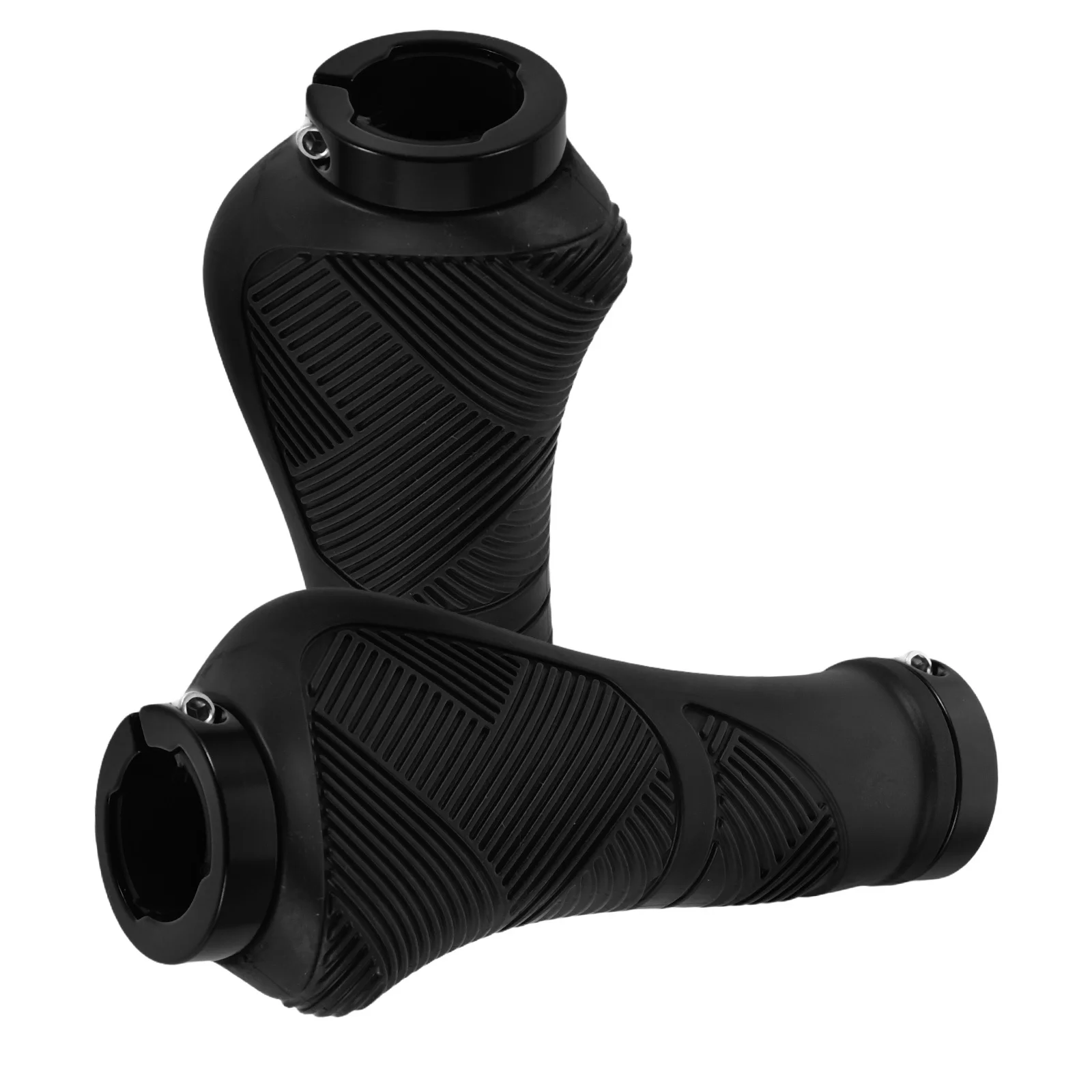 

1 Pair Silicone Bike Handlebar Grips Non Slip Shock Absorbing For Mountain Electric Bikes Cycling Handle Grips Ergonomic Design