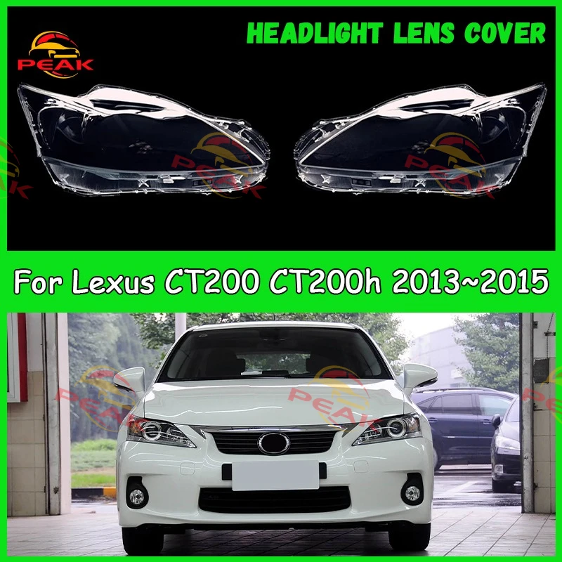 

For Lexus CT200 CT200h 2013 2014 2015 Car headlight cover cap Headlamp Shade Head Lamp headlight lamp cover car accessories