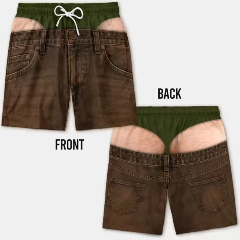 New casual shorts men's 3D printed bodybuilding tight shorts men's gym shorts men's muscle exercise elastic running shorts