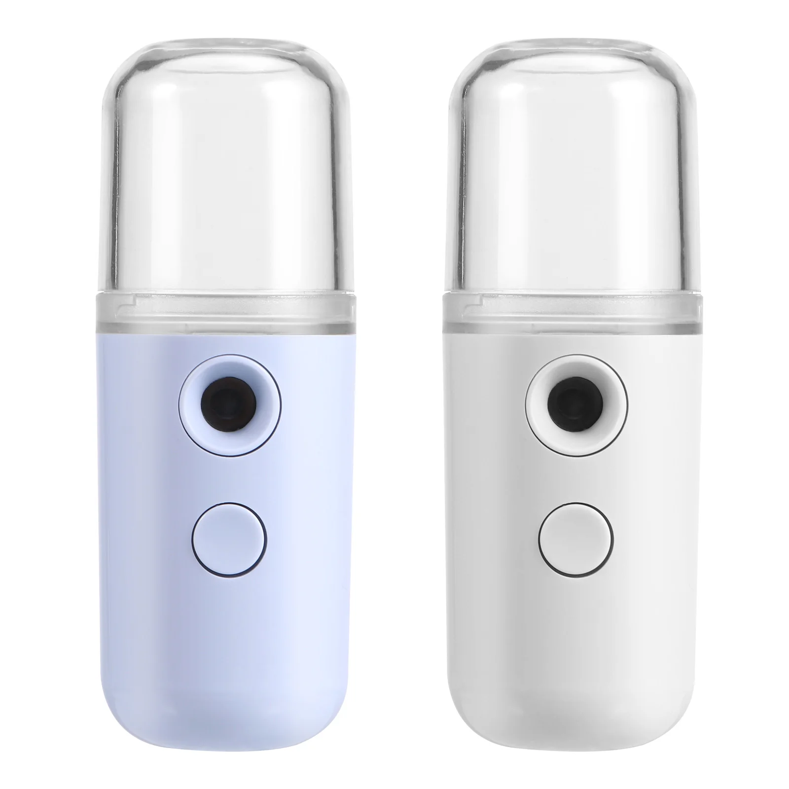 

2pcs Facial Mist Sprayer Mini Humidifier Portable USB Charging Blue Face Steaming Machine Skin Moisturizer Nano Spray for Beauty