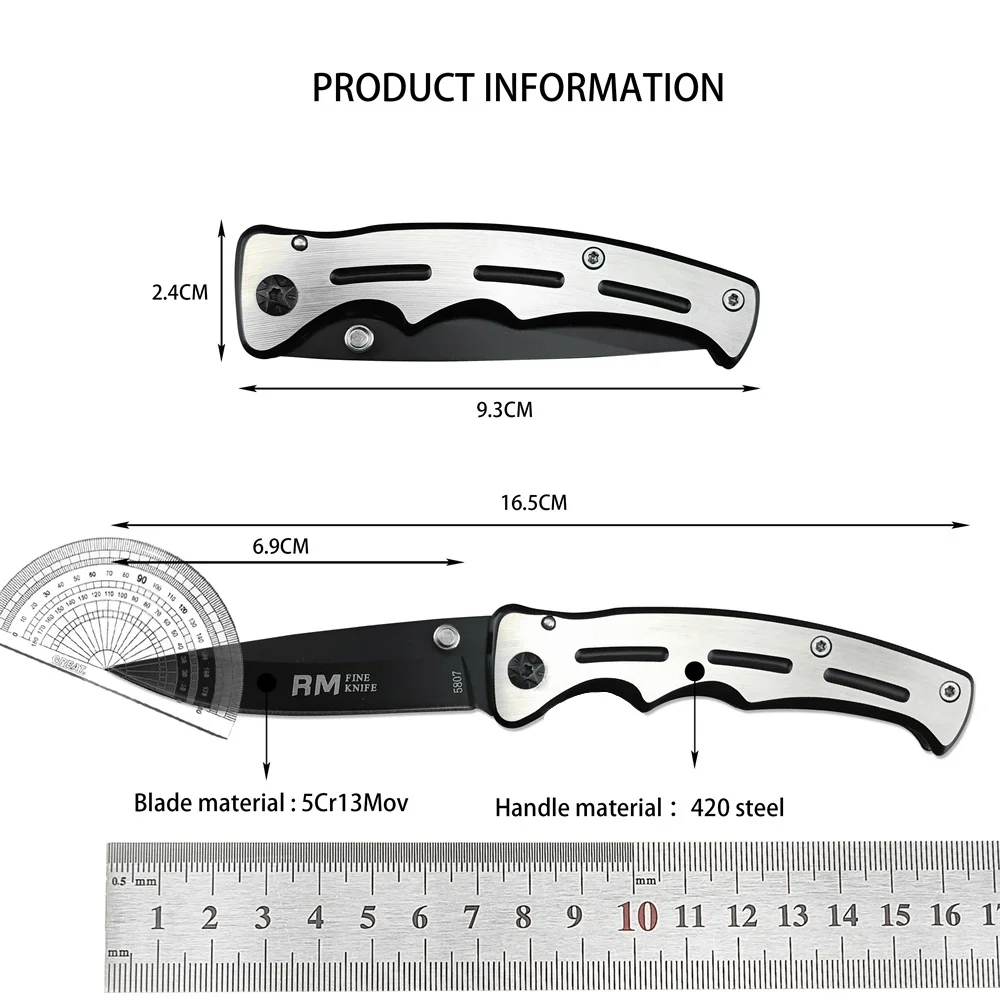 Bearing Mini Folding Pocket Knife 5Cr13Mov Blade 420 steel Handle Camping Hunting Tactical Knives Outdoor Survival EDC Multitool