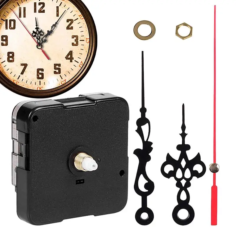 Mute DIY Clock Quartzs Watch Clock Mechanism Wall Clock Movement Repair Replacement Mechanism Parts Essential Clocks Accessories