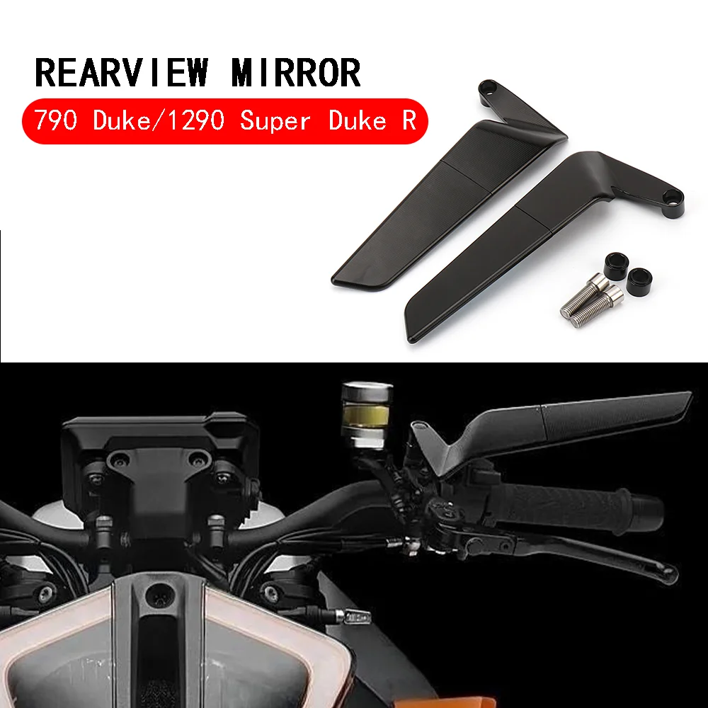 

Новые универсальные зеркала заднего вида, боковые зеркала для 1290 Super Duke R 2022 2023 для 790 Duke 790 Duke 2018 2019 2020