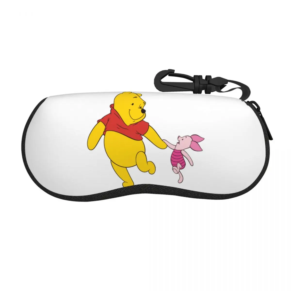 

Animation Cartoon Winnie The Pooh Shell Eyeglasses Case Women Men Cute Piglet Glasses Case Sunglasses Box Pouch
