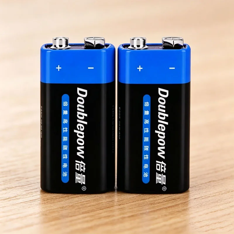 1-10 Pieces Disposable 9V 200mAh 6F22 Carbon Dry Battery Multimeter Alarm Microphone Remote Control Doorbell Small Instrument
