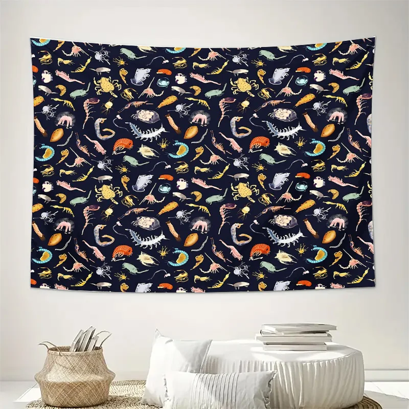 Ocean Sea Life Tapestry Wall Hanging Decor Beach Ocean Animal Nautical Wall Art Bedroom Dorm Room Decoration Gift