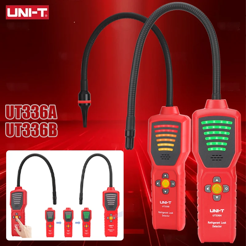 

UNI-T Refrigerant Leak Detector High Sensitivity Precise Detection Air Conditioners Cars Refrigerators Refrigeration Tester