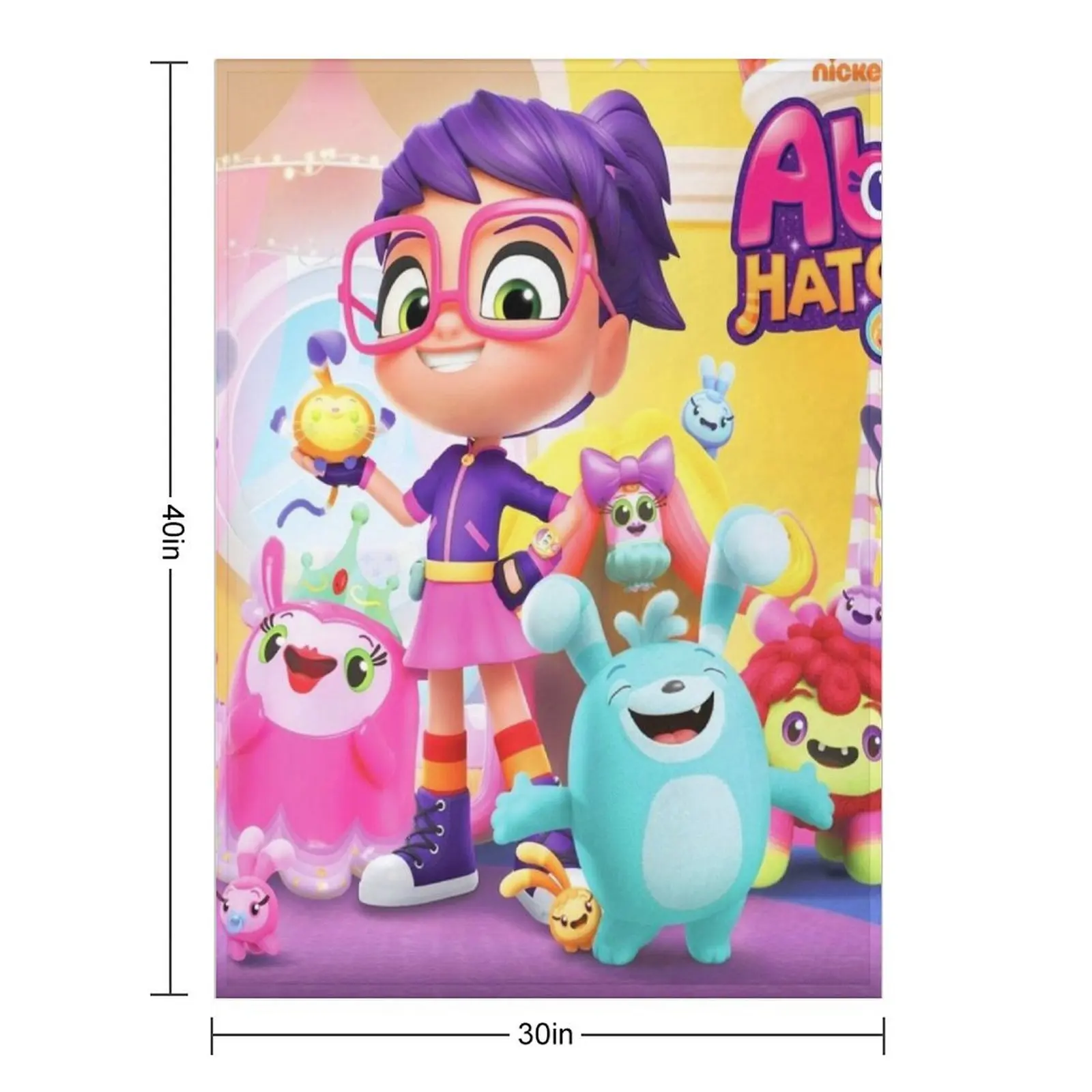 Abby Hatcher characters fuzzly catcher abby hatcher season 2 abby hatcher adventure bike MO and Bo Throw Blanket Furrys Blankets
