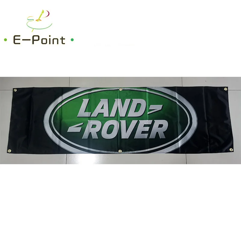 

130GSM 150D материал Land Rover автомобильный баннер 1,5 фута * 5 футов (45*150 см) размер для домашнего флага для внутреннего и наружного декора yhx051