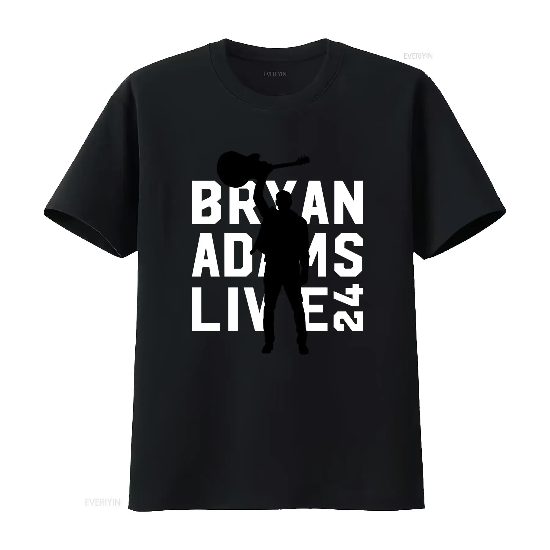 Bryan Adams Live Tour 2024 2025 AOP 3D T shirt for Concert Fans vintage Washed Breathable Casual graphic Stretched Unisex homme