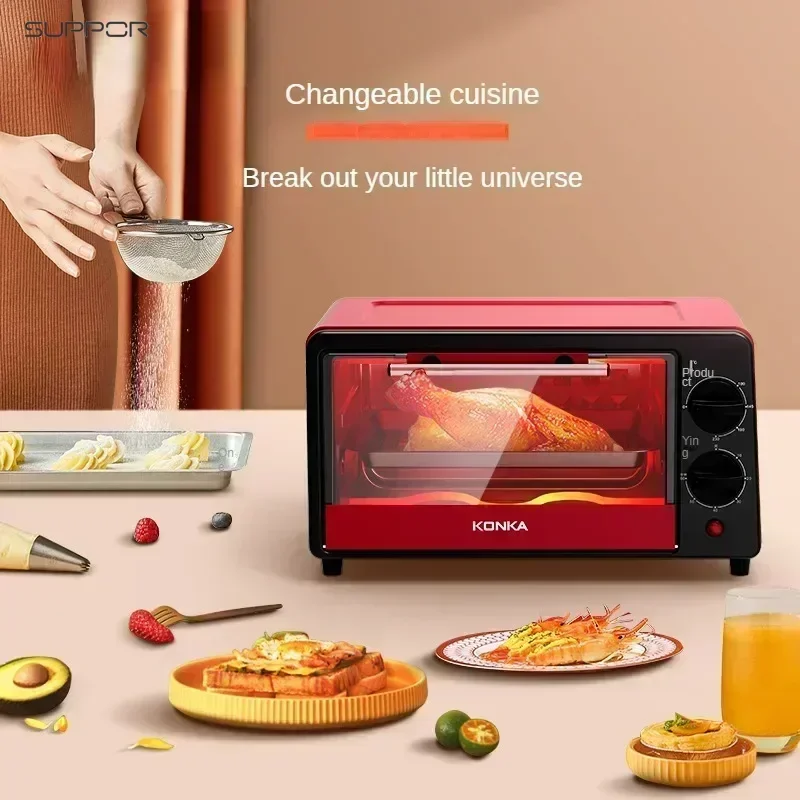 

New 12L mini electric oven: fully automatic, multi-functional, can be used for baking pizza and cakes