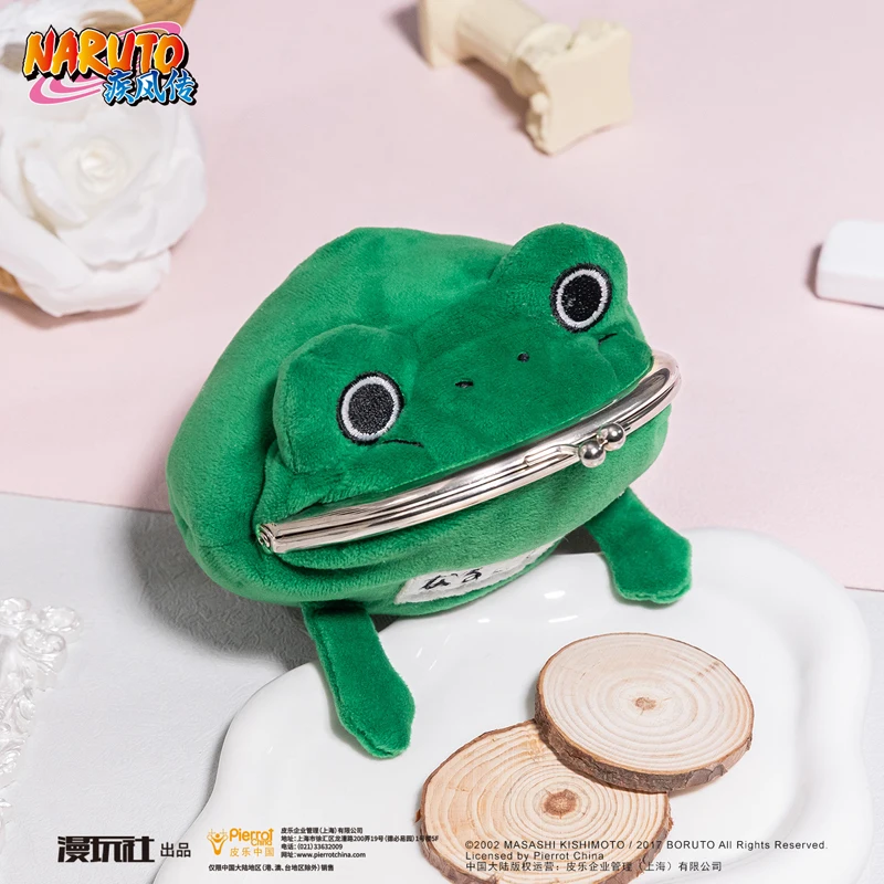 Monedero de Naruto Green Frog con autorización oficial de China para cosplay
