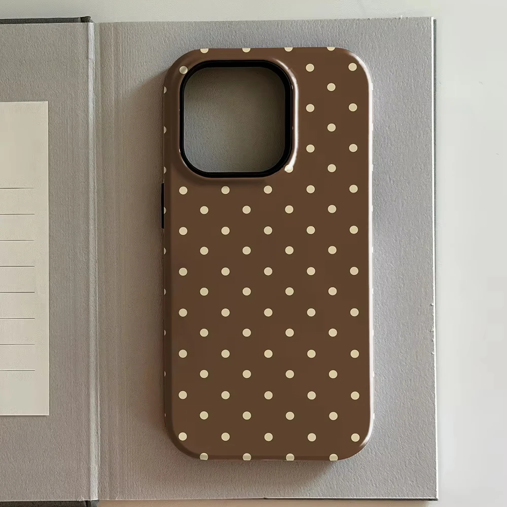Stylish Polka Dots Stripes Ret - огляд і ціна Phone Cases Polka Dot