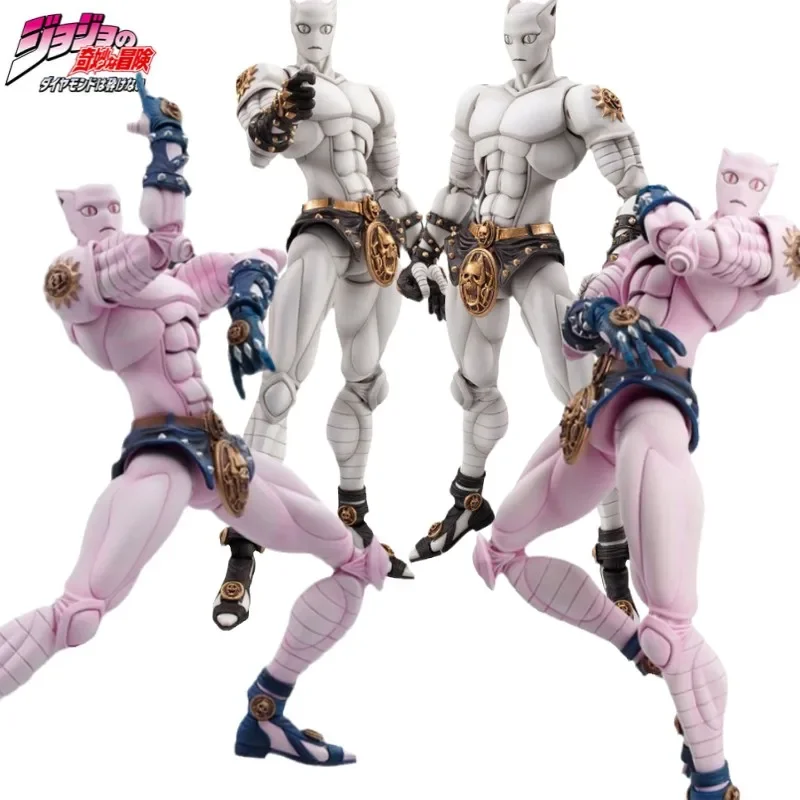 

15cm Anime Jojo's Bizarre Adventur Figure Pink Killer Queen Action Figure Model Doll Toy Figurine For Kid Brithday New Year Gift