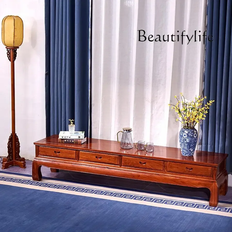 

Medieval style TV cabinet Solid wood living room Modern size apartment Designer style Fashion high-end home