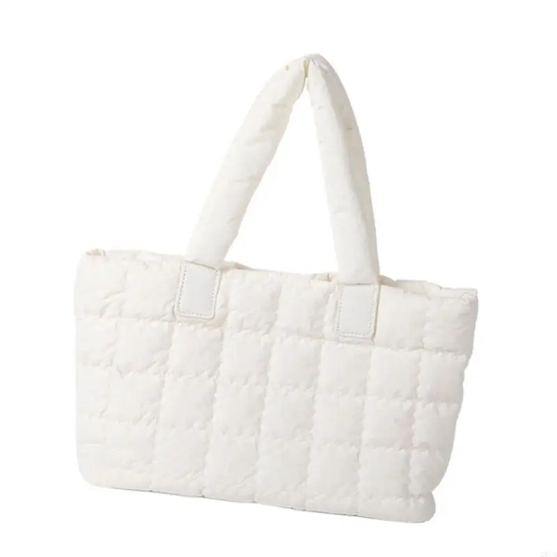 

Unique Quilted Nylon Bag Casual Puffer Shoulder Bags Large Capacity Handbag 20CA