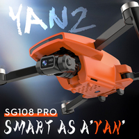 SG108Pro GPS Drone with 5G Wifi Quadcopter 2-Axis Gimbal 4K Dual HD Camera Brushless Optical Flow Drone