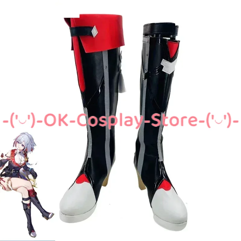 

Topaz Cosplay Shoes Game Honkai Star Rail Cosplay Prop PU Leather Shoes Halloween Carnival Boots Custom Made