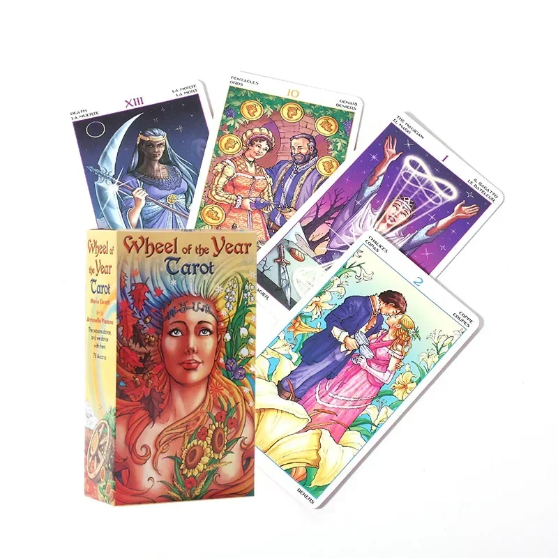 New Hot Selling Wheel Of The Year Tarot Game Cards  Read Fate  Family Party Board Deck In Stocks