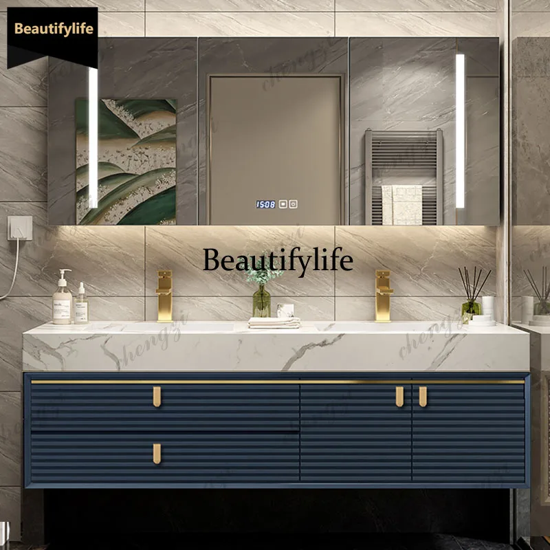 Q181 Toilet Luxury Modern Bathroom Cabinet Storage Internal Hotel Mirror Bathroom Cabinet Vanity Meuble Salle De Bain Home Furni