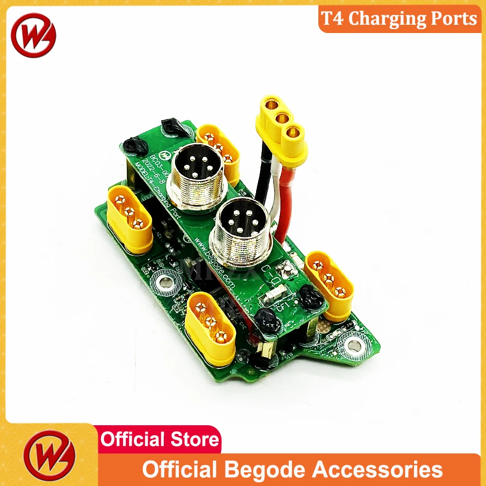 Original Gotway Begode T4 Charging Ports+ Battery Control Board Assembly Spare Parts Official Accessories