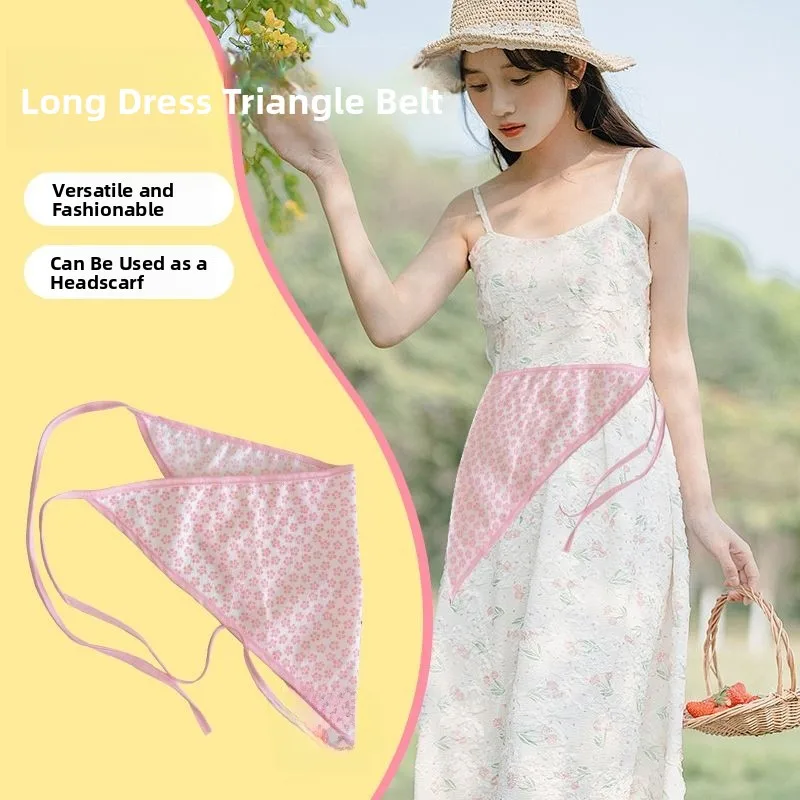 

Pink Waist Belt Decorative Long Dr Outfit Waist Towel Fairy T Versatile Dr Waist Accory Women's Faion Accories