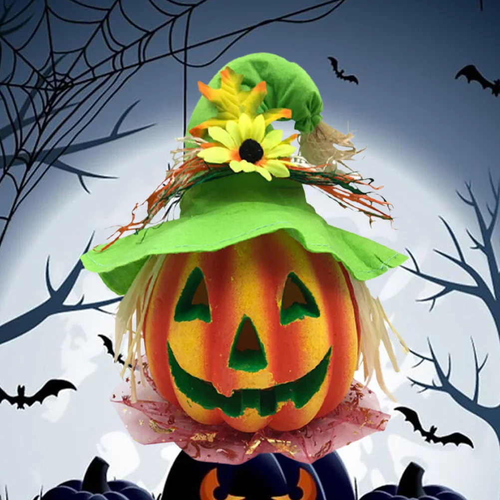 

Jack-O-Lantern Decoration Sound Control Glowing Eyes Animated Halloween Props For Home Haunted Party Decor Tricky