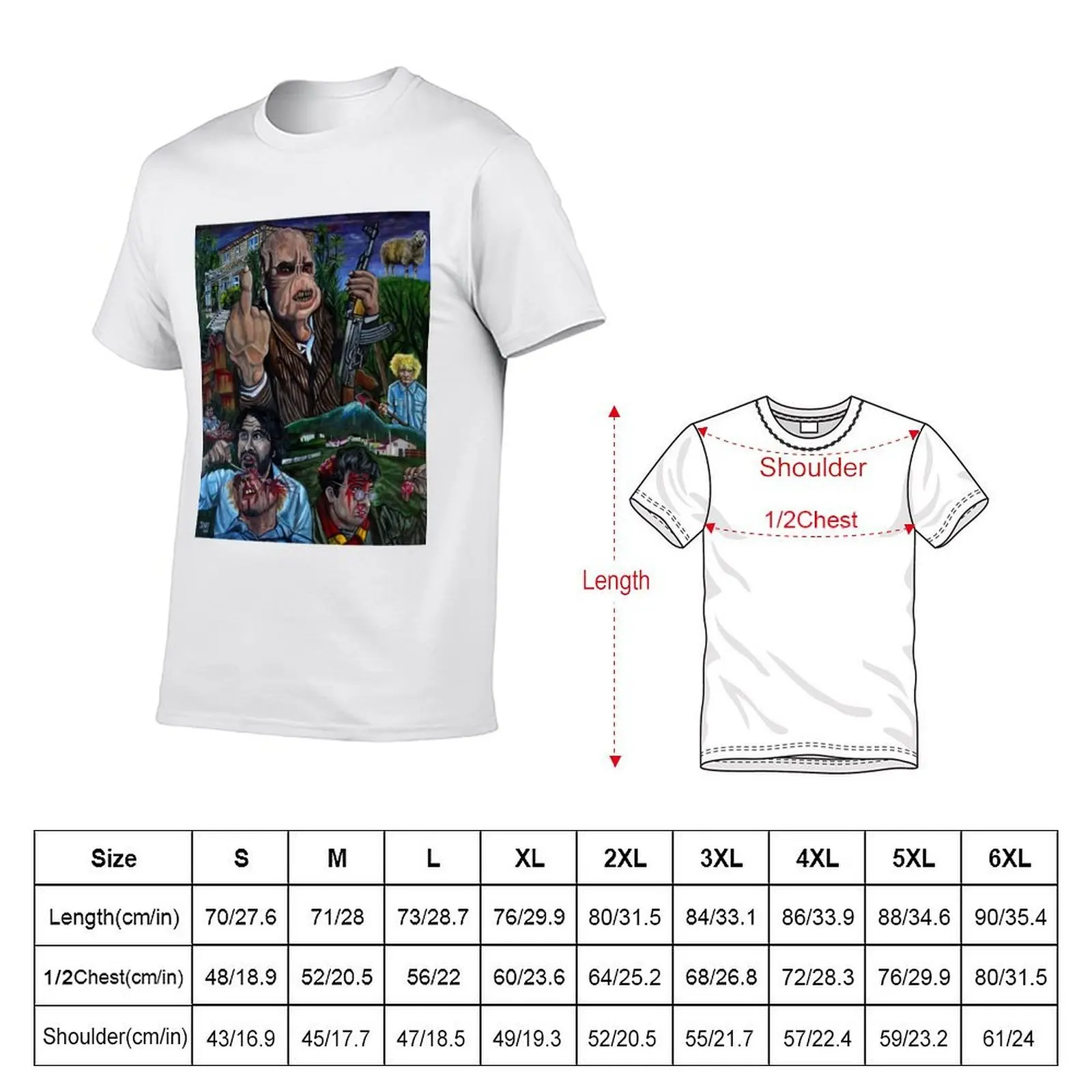 Bad Taste (Peter Jackson) T-Shirt man t shirts high quality luxury brand t shirt man luxury T-Shirt