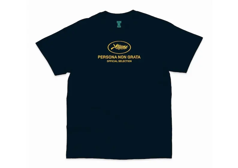 تيشيرو مطبوع بفيلم غير غراتا ، تيشيرو ثقيل الوزن بياقة مدورة ، عودة لاريس فون ترير ، من من من نوع HQ #2