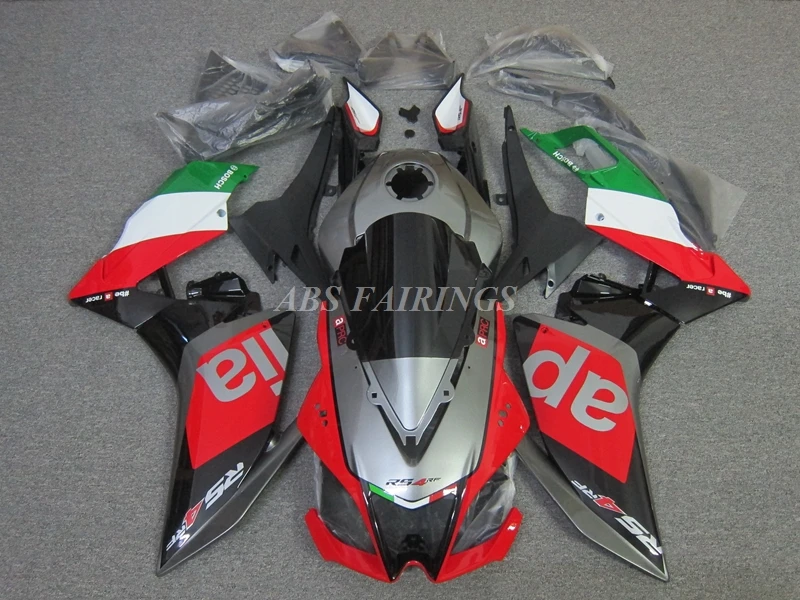 4Gifts New ABS Full Fairings Kit Fit for Aprilia RS4 50 125 2012 2013 2014 2015 12 13 14 15 Bodywork Set Custom Red Green Shiny