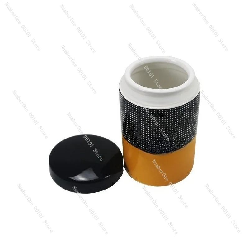 Cigar Ceramic Humidifier Box, Gift Storage Case for 20-30 Cigars, Multi-color Available, Portable Humidifying Container, Elegant