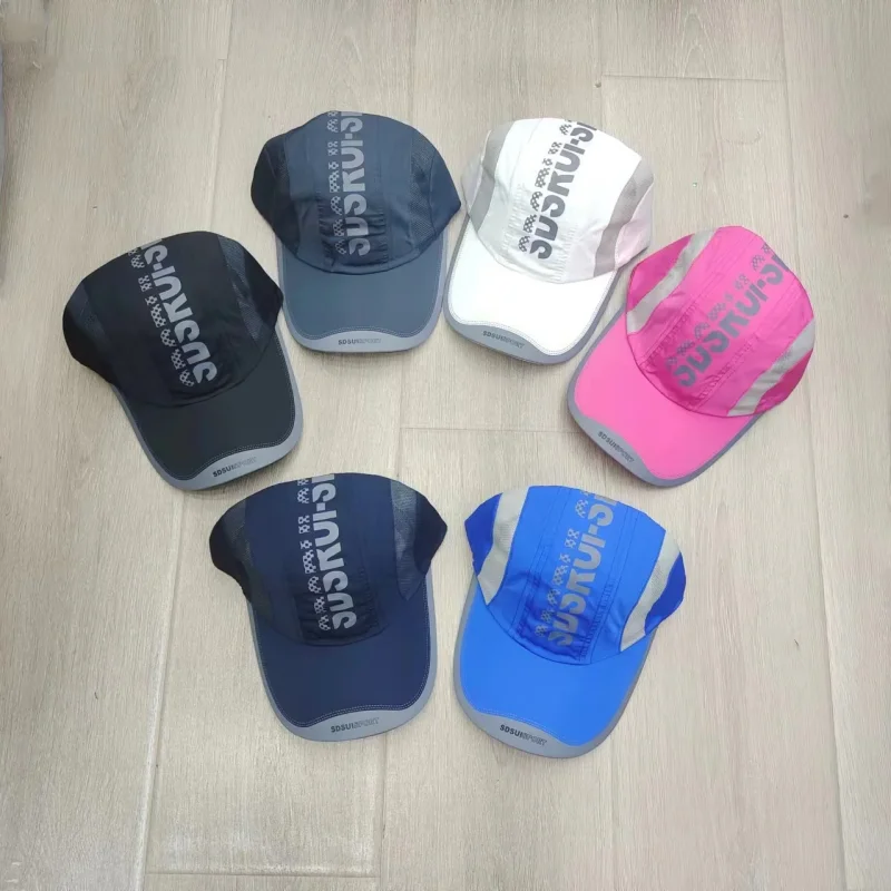 Chapeau de sport d'été à séchage rapide, maille fine et respirante, pare-soleil Anti-UV, lettre imprimée, Golf, Baseball, voyage, cyclisme