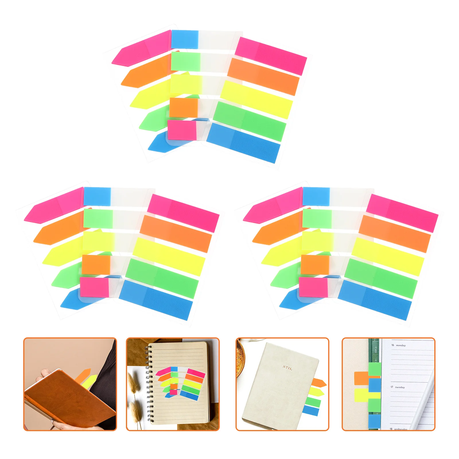 900 Pcs Labels Book Decals Index Stickers Books Adhesive Notes Highlight Points
