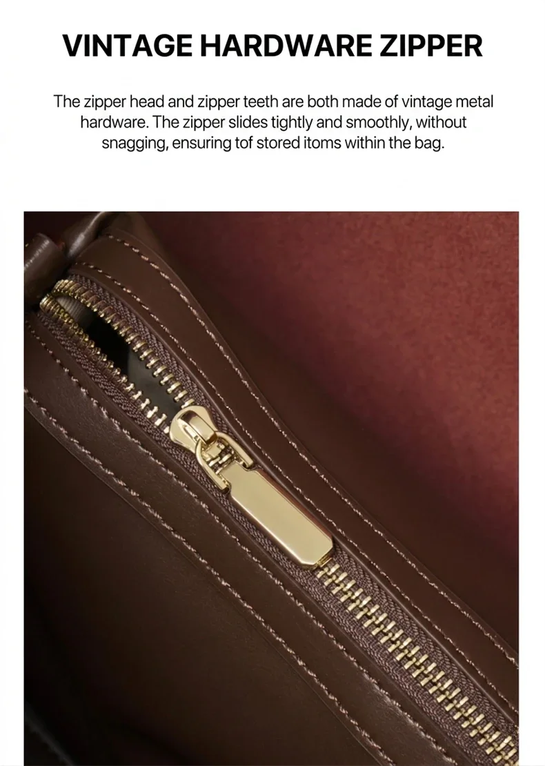 HIFASHION طقم حقائب يد نسائية من جلد البقر الأصلي مكون من قطعتين، حقائب كتف وكروس بودي كبيرة السعة بتصميم ريترو للعمل والتسوق