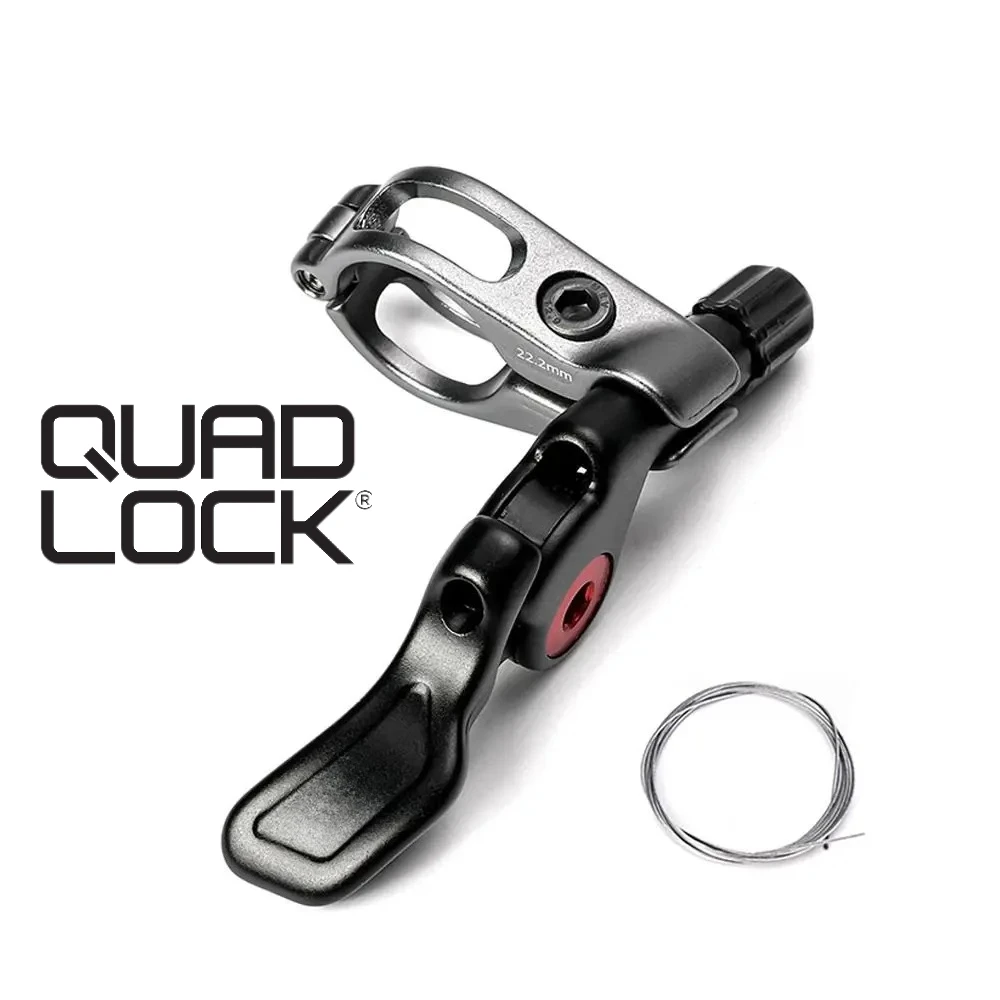 

QUAD LOCK Adjustable Lever Bicycle Dropper Line Controller Dropper Seat Tube Switch Bike Seatpost