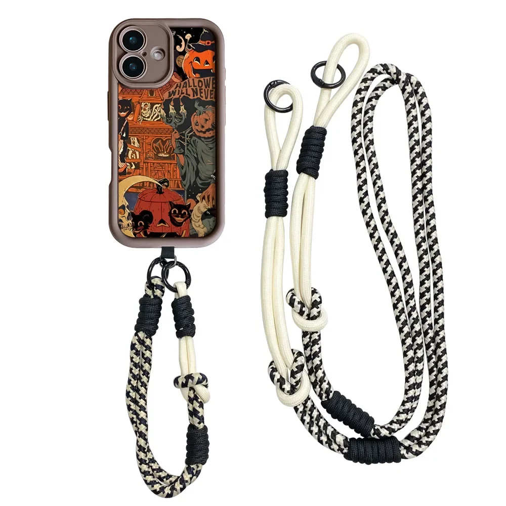 2025 هالوين غطاء ل Redmi نوت 14 14s 13 12 11 10 9 8 7 برو زائد 13C 12C 14C 9C 10C Crossbody الحبل حبل طويل جراب هاتف #2