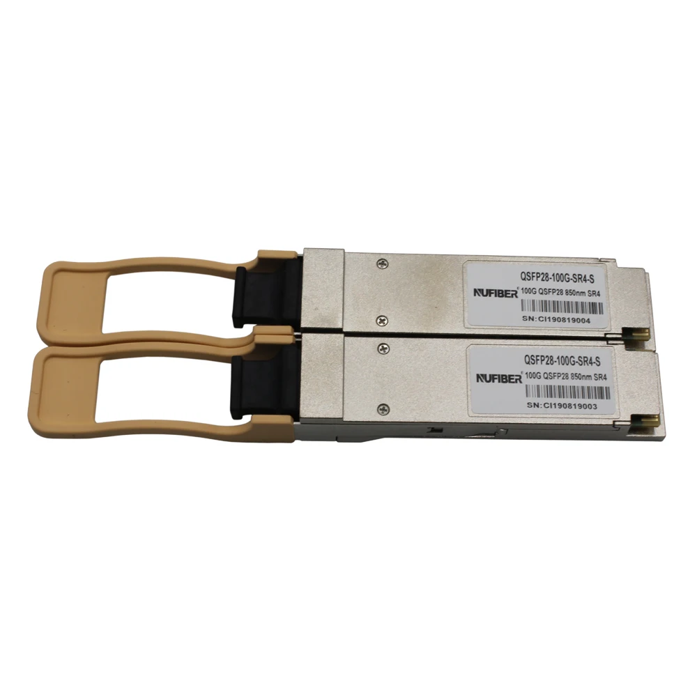 Aruba/Juniper Compatible 100G QSFP28 SR4 MTP/MPO 100m Fiber Optical Transceiver Module Premium Fiber Optic Equipment